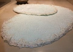 Набір велюрових килимків для ванної Estima krem