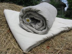 Ковдра лляна (тканина льон) 140х205 см