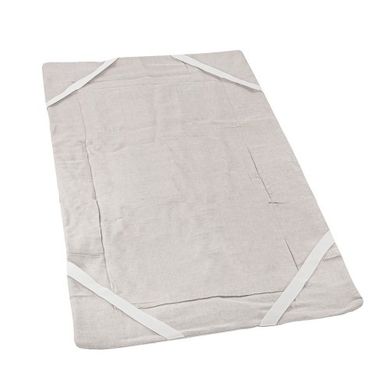 Наматрацник лляний в дитяче ліжечко (тканина льон) 70х140 см