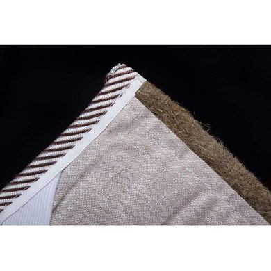 Наматрацник лляний (тканина льон) з гумками по кутах 80х200 см