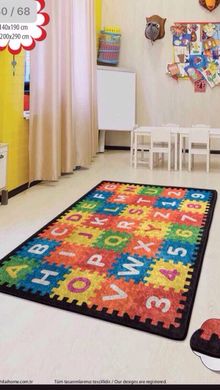 Ковер детский безворсовый Chilai Home 140 х 190 см. Puzzle