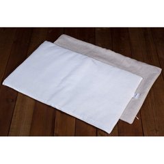Подушка льняная в кроватку (ткань хлопок) 35х55 см.