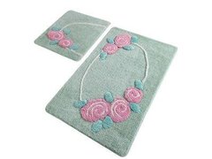 Набір килимків для ванної 2 пр. ALESSIA rosalin green