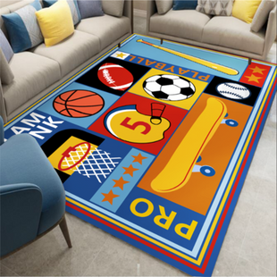 Дитячий килимок безворсовий Homytex Basketbal