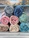 pembe 160х200см. фланель простирадло на резинці з наволочками Belizza
