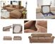 Чехлы на диванные подушки - сидушки Homytex 50*70 (50/70)+20 см. Песочный