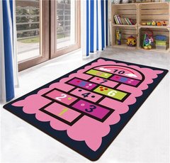 Дитячий килимок безворсовий Homytex Figures pink
