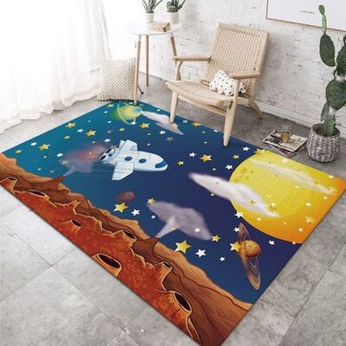 Дитячий килим безворсовий Homytex space volcane