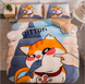 Плюшевое постельное белье евро размер Homytex Cat gitton