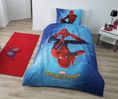 Детский и подростковый комплект TAC Spiderman Homecoming Ранфорс / простынь без резинки