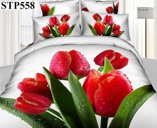 Комплект постельного белья Love You семейный 3D Блеск Stp558