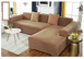 Чехлы на диванные подушки - сидушки Homytex Песочный 145*185 (85/90)+20см.