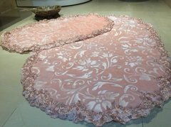 Набор велюровых ковриков для ванной Estima pudra