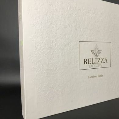 Постільна білизна страйп-сатин євро BELIZZA line bej