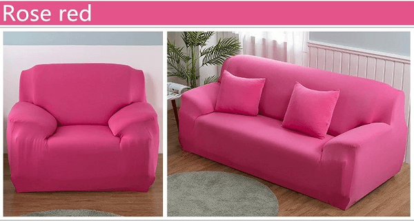 Чехол на диван трехместный Homytex Розовый