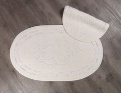 Набір килимків для ванни Maco home gala oval krem