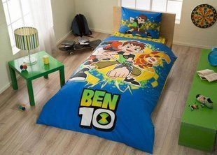 Детский и подростковый комплект TAC Ben 10 Ранфорс / простынь на резинке