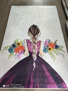 Ковер детский безворсовый Chilai Home 100х160 braid