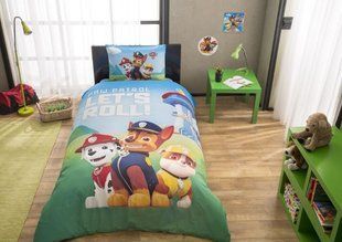 Дитячий та підлітковий комплект TAC Paw Patrol (Щінячий Патруль) Ранфорс / простирадло на гумці