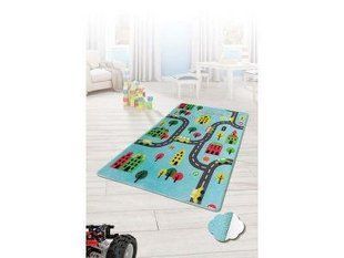 Ковер детский безворсовый Chilai Home 100 * 160 см. Roads mavi
