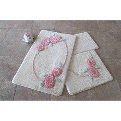 Набор ковриков для ванной 2 пр. ALESSIA rosalin ekru