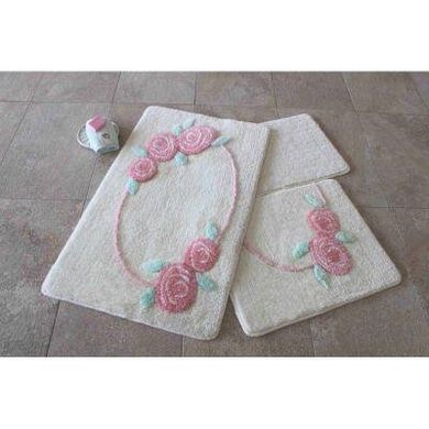 Набір килимків для ванної 2 пр. ALESSIA rosalin ekru