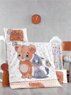 Постільна білизна для немовлят LIGHTHOUSE MOUSE AND CAT