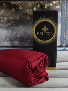 Kirmizi 160х200см., сатиновая простыня на резинке Belizza