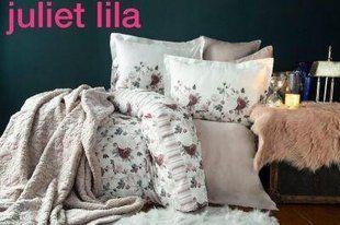 Комплект постільної білизни з пледом Pupilla Juliet lila
