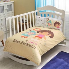 Комплект постельного белья в кроватку TAC Dora Best Friends Baby