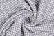 Плед хлопковый зиг-заг VLADI Валенсия Антонио тем-серый 140x200 см