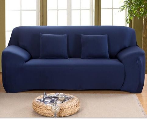 Чохол на диван + 2 крісла еластичний Homytex Синій