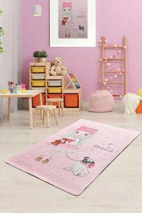 Ковер детский безворсовый Chilai Home 100 х 160 см. best friends