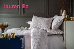Элитное постельное белье с вышивкой Pupilla lauren lila