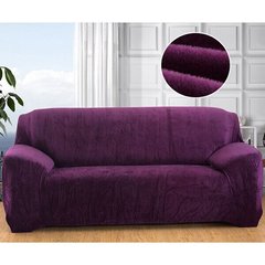 Чехол на 3-х местный диван замша-микрофибра Homytex Фиолетовый