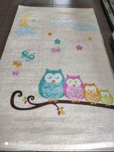 Ковер детский безворсовый Chilai Home 140*190 owl