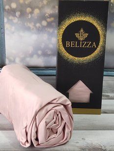 Pembe 160х200см., сатиновая простыня на резинке Belizza