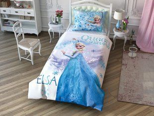 Детский и подростковый комплект TAC Frozen Cek Ранфорс / простынь на резинке