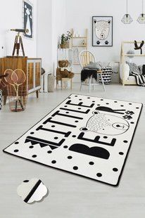 Ковер детский безворсовый Chilai Home 100 х 160 см. Little bear