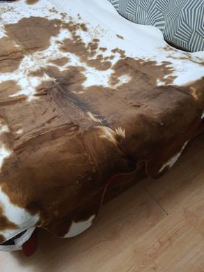 Шкура коровы искусственная HomyTex Св-коричневая 195*255 см