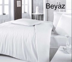 Комплект постельного белья сатин-жакард евро размер altinbasak beyaz