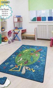 Ковер детский безворсовый Chilai Home 100 * 160 см. coloring