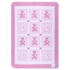 Плед-одеяло детское "Барни" 100 * 140 розовый