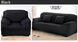 Чохол на 4хмісний диван HomyTex універсальний Біфлекс Чорний