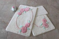 Набор ковриков для ванной 3 пр. ALESSIA rosalin ekru