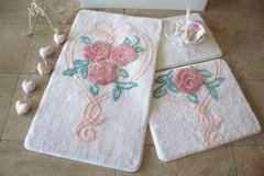 Набір килимків для ванної 3 пр. ALESSIA Бутон