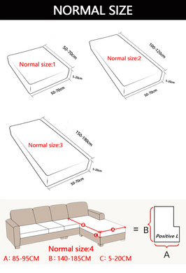 Чехлы на диванные подушки - сидушки Homytex 50*70 (50/70)+20 см. Светло-серый