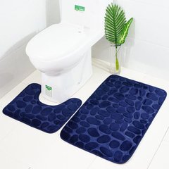 Коврики для ванной комнаты с эффектом памяти Homytex 2 пр. Камни Mavi