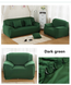 Чохол для крісла еластичний Homytex Зелений