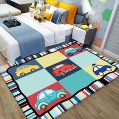Дитячий килим безворсовий Homytex Colors cars